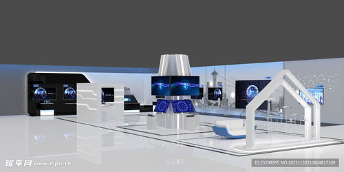 科技 展厅设计图 3d作品 3d设计